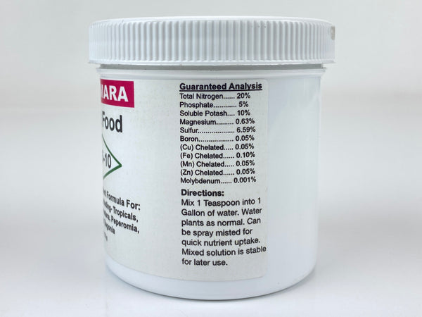 Optimara Plant Food (NPK 20-5-10) (6oz.)